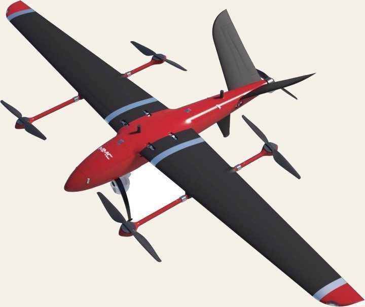 VTOL fixed-wing industrial UAV